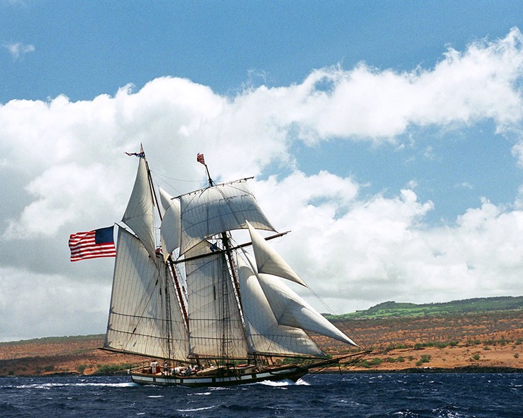 The Lynx is fairly new — built in 2001 — but she was inspired by The Privateer Lynx, a historic ship that served during the War of 1812. - PHOTO COURTESY OF GALVESTON HISTORICAL FOUNDATION AND TALL SHIPS AMERICA