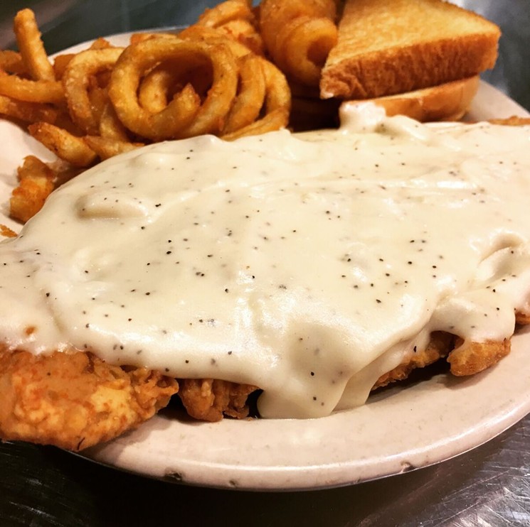 You know you are thinking about dipping those curly fries into the gravy. - PHOTO COURTESY OF PAPPY'S CAFE