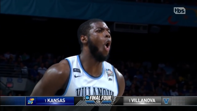 Eric Paschall was on fire in the semifinal against Kansas, scoring 24 points on 10 of 11 field goal attempts. - SCREEN GRAB FROM YOUTUBE