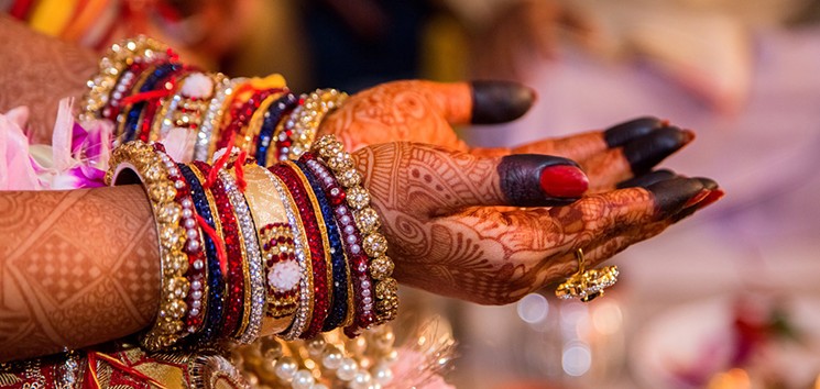 About a third of Houston's Got Bollywood is devoted to Indian wedding traditions, including the henna ritual, the music night, and the vows witnessed by fire. - PHOTO BY RAJESHKOIRI007 VIA CC