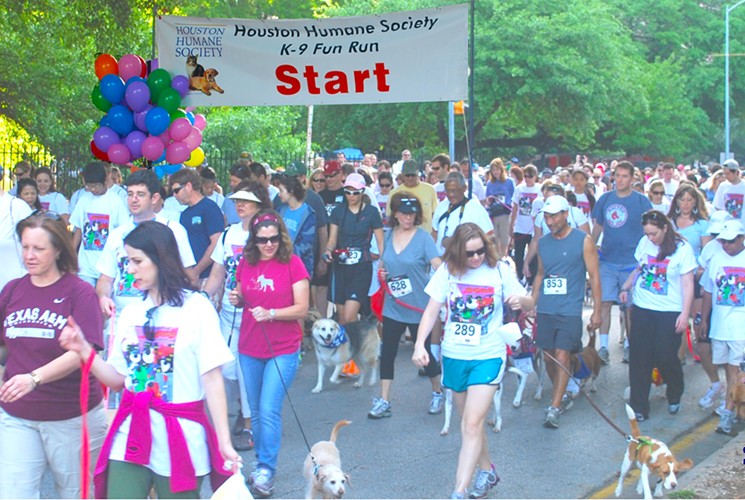 Race entry fees and donations help the Houston Humane Society with its mission to end cruelty, abuse and the overpopulation of animals in our area. - PHOTO COURTESY OF HOUSTON HUMANE SOCIETY