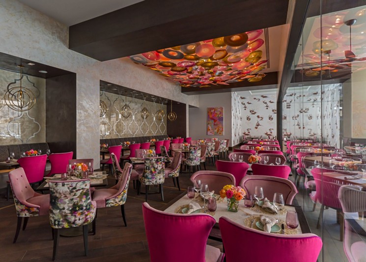 You can be pretty in pink at Bloom and Bee. - PHOTO COURTESY OF FERTITTA ENTERTAINMENT