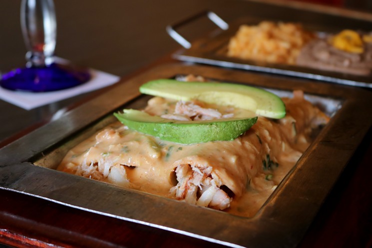 Learn to make the Laguna Madre enchiladas at Sylvia's Enchilada Kitchen. - PHOTO COURTESY OF SYLVIA'S ENCHILADA KITCHEN