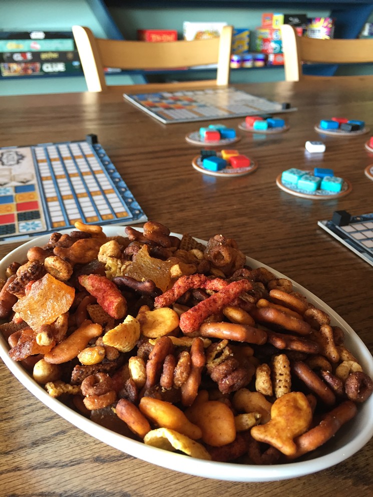 Hungry Hippo party mix adds to the game playing fun. - PHOTO COURTESY OF TEA + VICTORY