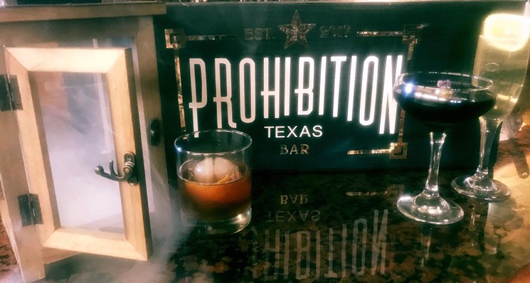 Prohibition Texas and the smoke chamber of secrets. - PHOTO COURTESY OF PROHIBITION TEXAS