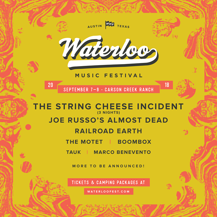 Waterloo Fest will help make Austin weird again. - POSTER COURTESY OF WATERLOO FEST