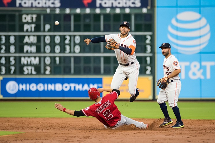 Overlooked this season is how good the Astros defense has been. - PHOTO BY JACK GORMAN