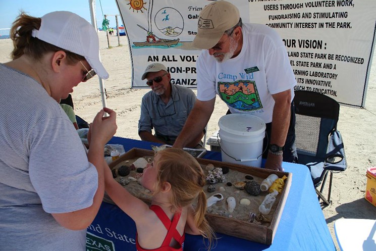 Friends of Galveston Island State Park had an interactive display at last year's Artist Boat World Oceans Day Festival. - PHOTO BY ROGER ZIMMERMAN