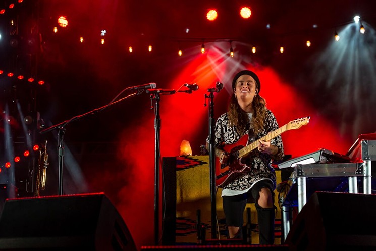 Fans came from all over to see Tash  Sultana command the stage. - PHOTO BY MOHAMMAD MIA