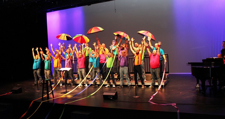 The Gay Men's Chorus of Houston will pair up with the Bayou City Women's Chorus to tell a story that is equal parts The Wizard of Oz, The Wiz and The Boy from Oz. - PHOTO COURTESY OF BAYOU CITY PERFORMING ARTS