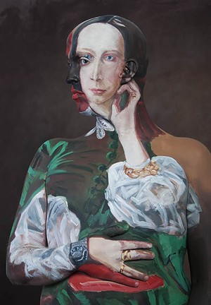 Portrait of Franzisca Sophia, after Knesebeck, by Chadwick & Spector. - PHOTO COURTESY OF THE ARTISTS AND G SPOT CONTEMPORARY ART SPACE