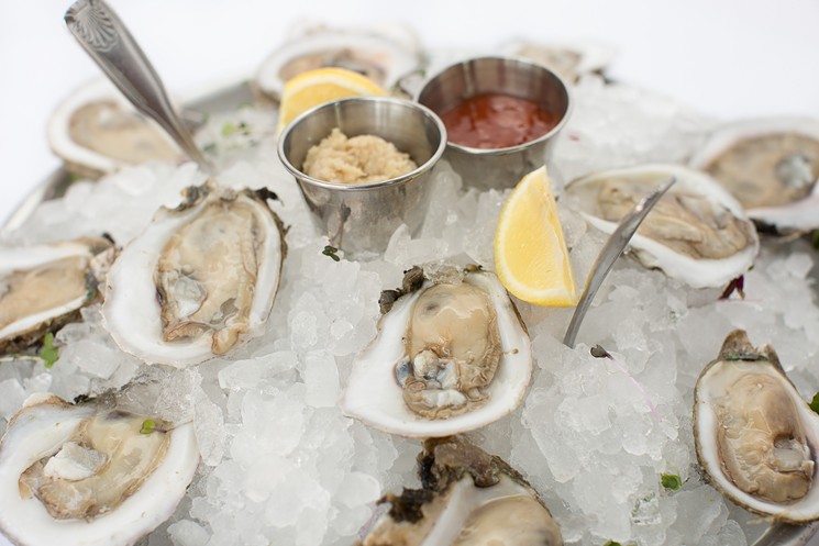 Get $1 oysters on-the-half-shell all month long. - PHOTO COURTESY OF TONY MANDOLA'S GULF COAST KITCHEN