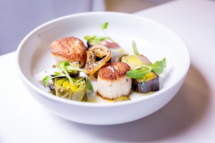 You don't have to dive yourself for these scallops. - PHOTO COURTESY OF FIG AND OLIVE