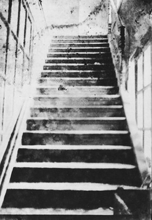 The 23 steps to a basement at the Ipatiev House in Ekaterinburg, Russian. This is where Nicholas II, along with his wife, children, and staff, were marched down, crossed a yard, and taken to a basement room and murdered . There were a total of 11 killings. - PUBLIC DOMAIN/COURTESY OF ST. MARTIN'S PRESS