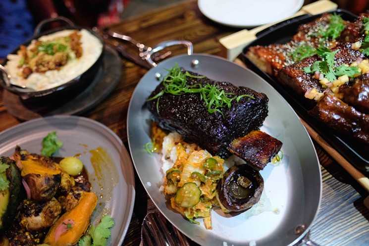 This smoked, Korean-style short rib (sourced from 44 Farms) is to-die-for. - PHOTO BY MAI PHAM