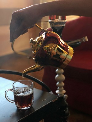 Persian tea and Hookah; an ancient tradition. - PHOTO BY KATE MCLEAN