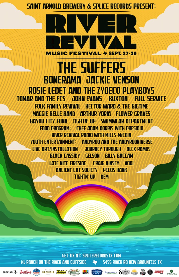 The lineup for River Revival is full of soul. - POSTER COURTESY OF SPLICE RECORDS