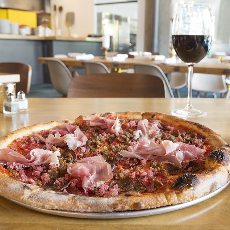 Learn to make pizza in the Dough Room at Coppa Osteria. - PHOTO BY TROY FIELDS