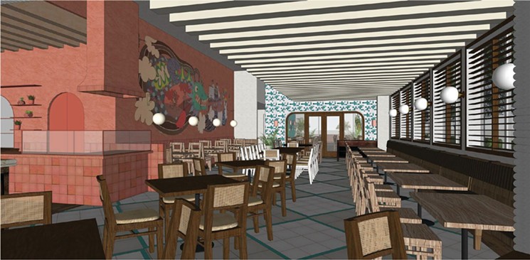 A new "Original Ninfa's" is planned for next year. - ARTIST'S RENDERING COURTESY OF MICHAEL HSU