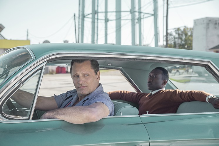 Green Book is about a bouncer from the Bronx (Viggo Mortensen) who is hired to drive a world-class African American pianist (Mahershala Ali) on a concert tour from Manhattan to the Deep South during the racially charged '60s. - FILM STILL COURTESY OF HOUSTON CINEMA ARTS FESTIVAL