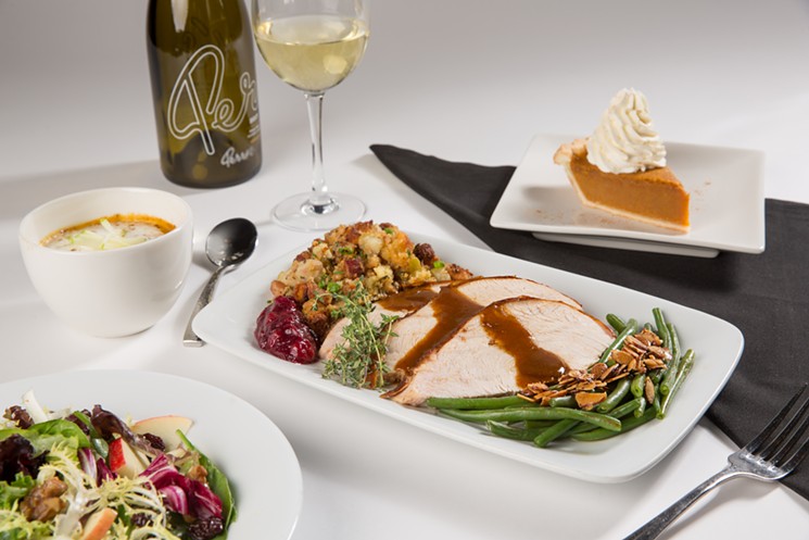 Dig into roast turkey and all the proper fixin's at Perry's Steakhouse & Grille. - PHOTO COURTESY OF PERRY’S STEAKHOUSE & GRILLE