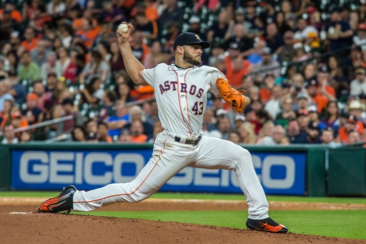 Lance McCullers, Jr. underwent Tommy John surgery and will miss the entire 2019 season. - PHOTO BY JACK GORMAN