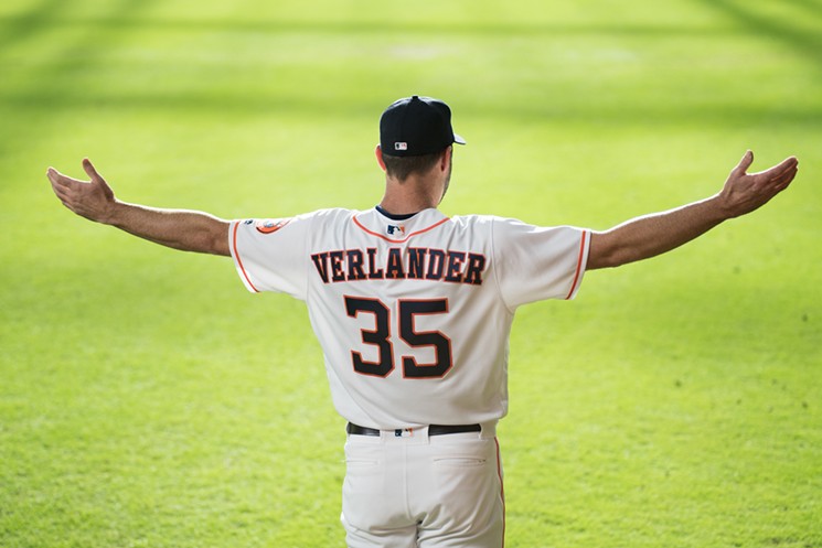 Justin Verlander picked up his 200th win on Sunday and it couldn't have come at a better time. - PHOTO BY JACK GORMAN