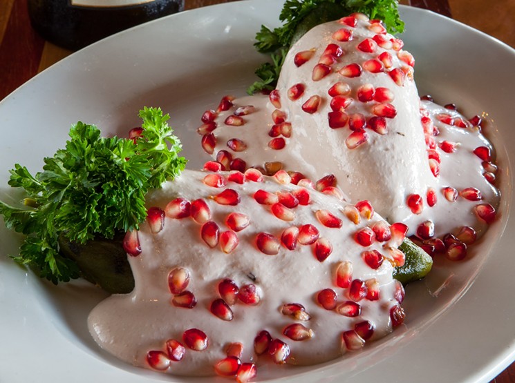 Chiles en Nogada from Picos Restaurant are a holiday classic - PHOTO COURTESY OF PICOS RESTAURANT