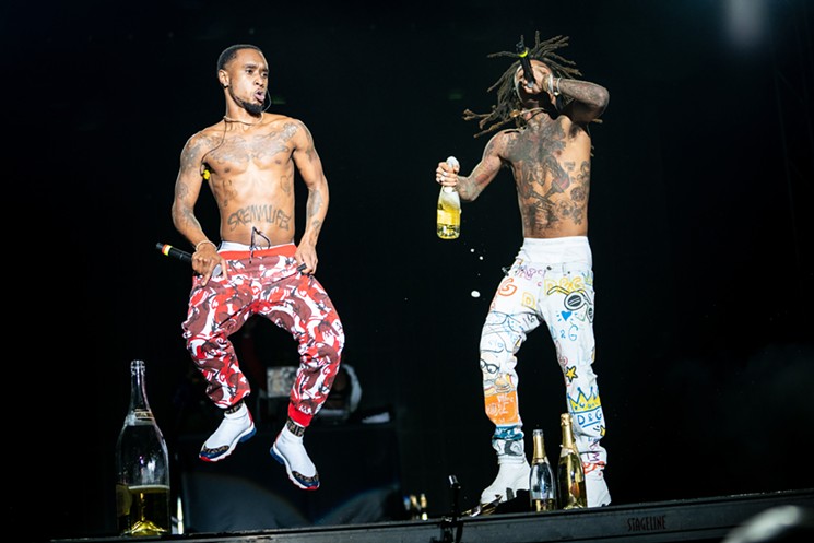 Rae Sremmurd had an unmatched level of fun with the Houston audience. - PHOTO BY CONNOR FIELDS