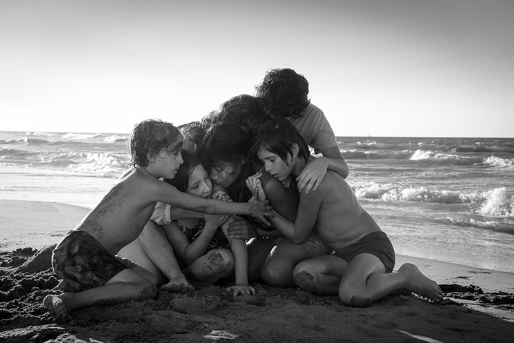 Chase says Roma is a masterpiece but that it has its own hurdles, being a Spanish-language film that was shot in black and white. - FILM STILL COURTESY OF NETFLIX AND THE HOUSTON FILM CRITICS SOCIETY