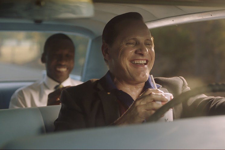 The acting in Green Book is superb, but it's possible that accusations of whitewashing — taking a movie about the black experience and focusing on a white character — could keep it from earning the top spot. - FILM STILL COURTESY OF UNIVERSAL AND THE HOUSTON FILM CRITICS SOCIETY