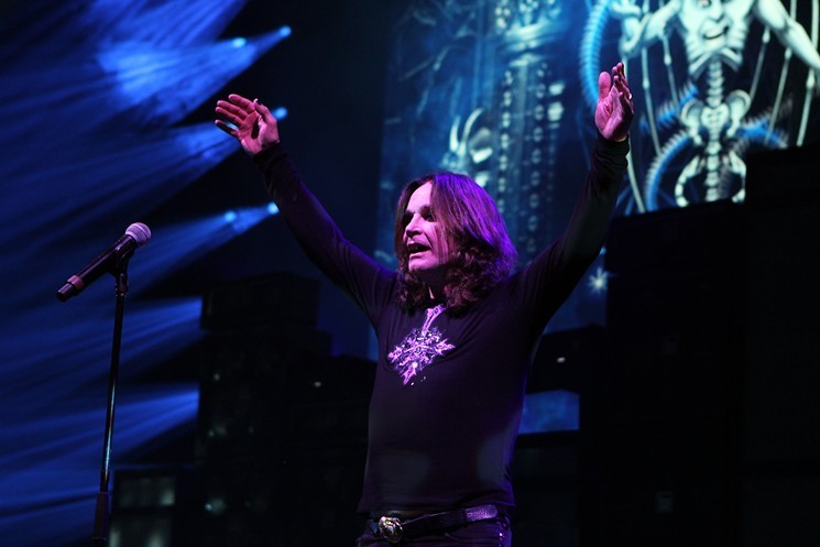The Prince of Darkness greeting his fans in March - PHOTO BY MARK WEISS