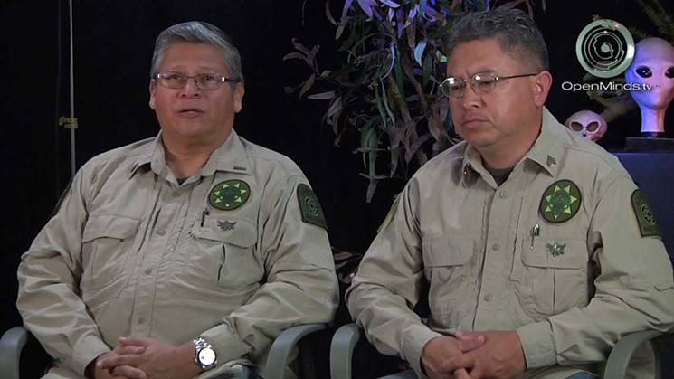 Stanley Milford and Jonathan "Redbird" Dover will present a lecture titled, "Bigfoot, UFOs, Paranormal Events, and Navajo Witchcraft." - SCREENGRAB FROM VIDEO BY OPENMINDSTV/YOUTUBE.COM