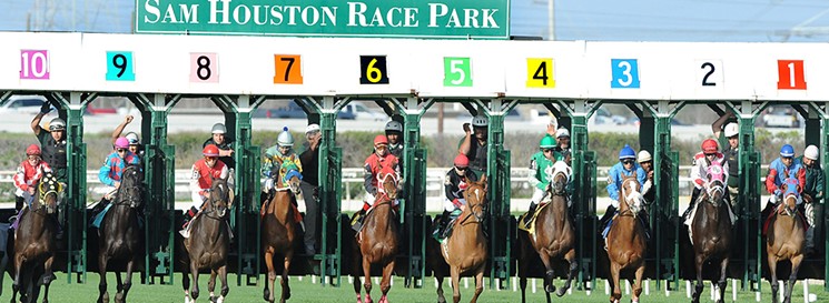 To celebrate Sam Houston Race Park's 25th anniversary, one very lucky fan will walk away with $25,000 during Sunday's Houston Racing Festival. - PHOTO BY JACK COADY/COADY PHOTOGRAPHY