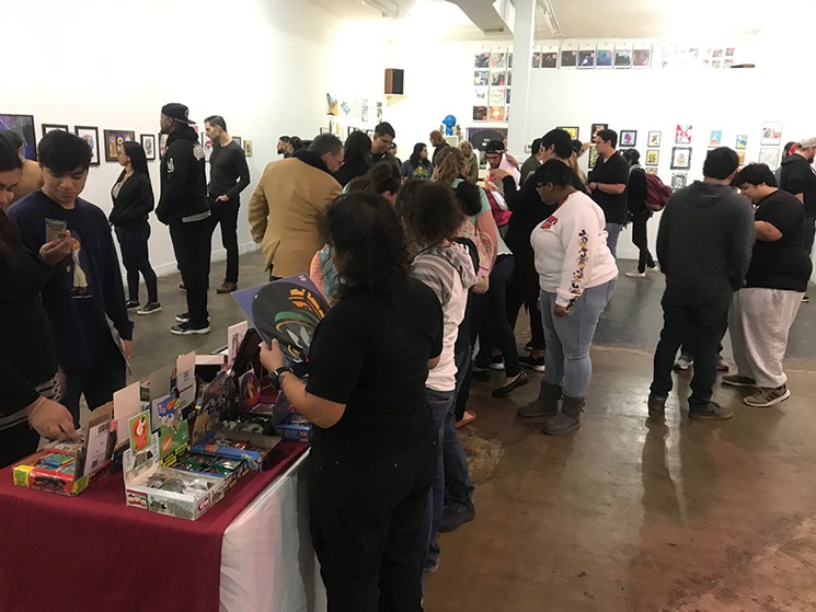 Insomnia Gallery doesn't throw art shows, it throws art parties. Come celebrate excess at Friday's "Why Fight It? An Art Tribute to Vices." - PHOTO BY CHRIS UNCLEBACH
