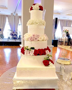 Rustika creates stunning wedding cakes. - PHOTO BY MARCO REZNICK