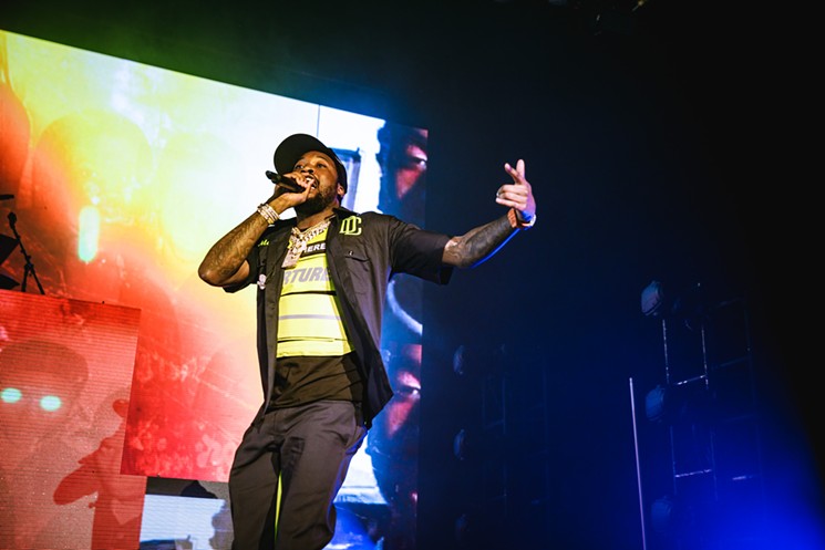 Meek Mill at Revention Music Center. - PHOTO BY DAVID "ODIWAMS" WRIGHT