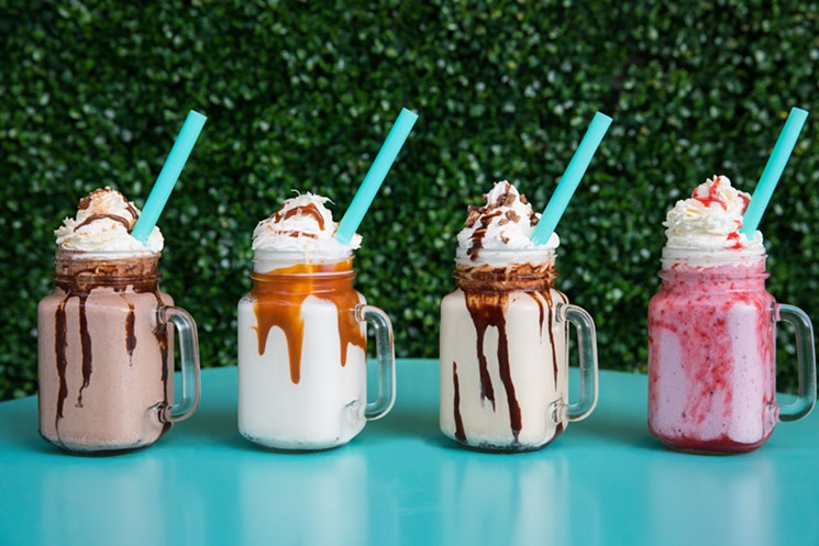 Milkshakes too pretty to drink. - PHOTO BY SHANNON O' HARA PHOTOGRAPHY