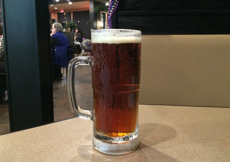 A cold 20-ounce beer is a great appetizer. - PHOTO BY LORRETTA RUGGIERO