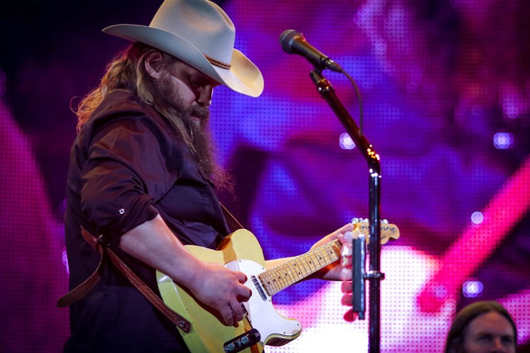 Chris Stapleton stayed focused on playing his songs - PHOTO BY MARCO TORRES