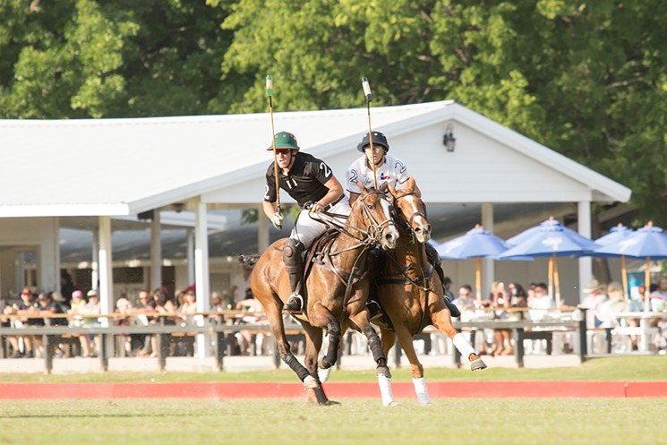 Wondering what to wear to the Houston Polo Club? For men collar shirts are required; pair with nice shorts or casual pants. For the ladies, sundresses, skirts or capri pants are in fashion; heels are not. - PHOTO BY KAYLEE WROE