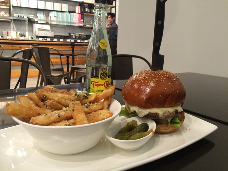 Eat a burger and fries like the French do. - PHOTO BY LORRETTA RUGGIERO