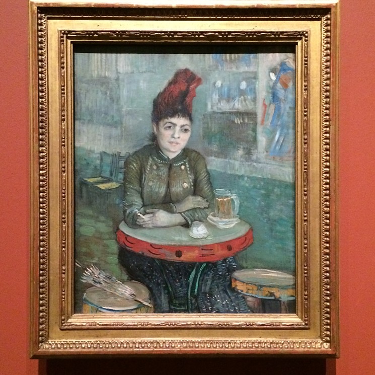 In the Cafe: Agostine Segatori in Le Tambourin by Vincent Van Gogh. - PHOTO BY LORRETTA RUGGIERO