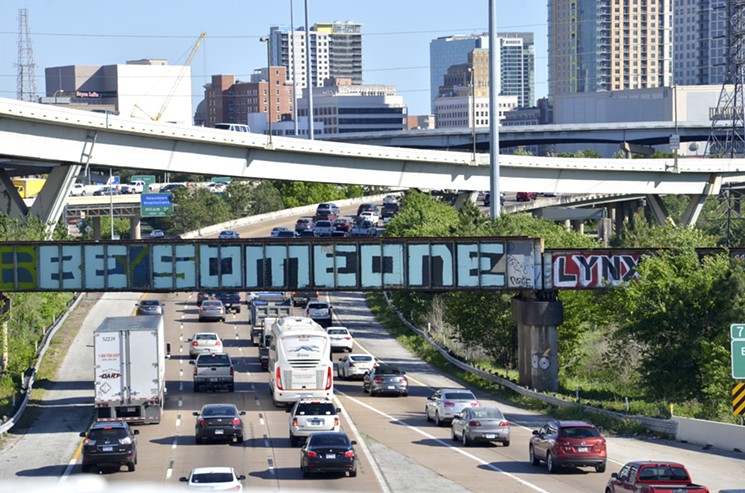 With a touch of artistic inspiration and a can-do spirit, anyone can "be someone" in Houston. - PHOTO BY MATT GRIESMYER