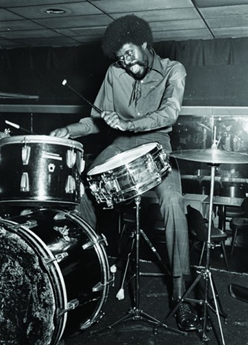 Bubbha Thomas at the drums in the 1970's. - PHOTO BY DON PATTERSON/COURTESY OF NOW AGAIN RECORDS
