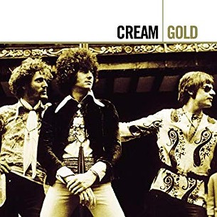 Cream was Ginger Baker, Eric Clapton, and Jack Bruce. This photo was shot during Clapton's ill-advised permed hair period... - RECORD COVER BY POLYDOR RECORDS
