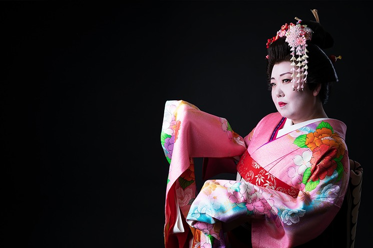 Keiko Clark, a native of Tokyo, Japan, sings the role of Cio-Cio-san in this debut of a new Japanese-English adaptation of Madama Butterfly. - PHOTO BY KENTARO TERRA