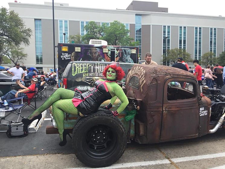 The 4th Annual Carpocalypse Car & Bike Show is a pet-friendly event presented by Houston Zombie Walk. A tip of the hat to top sponsor Bud Light. - PHOTO BY MIKE O NEIL, HOUSTON ZOMBIE WALK