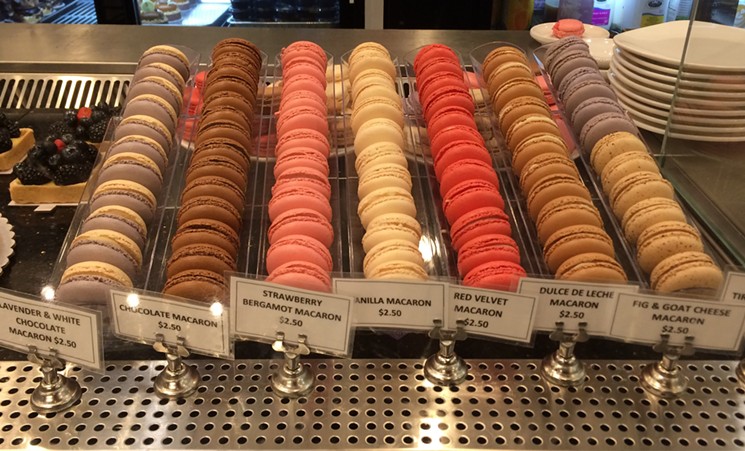 Common Bond's army of macarons is making its way to Springwoods Village. - PHOTO BY LORRETTA RUGGIERO