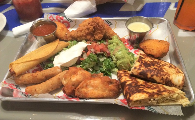 The sampler is for sampling. - PHOTO BY LORRETTA RUGGIERO